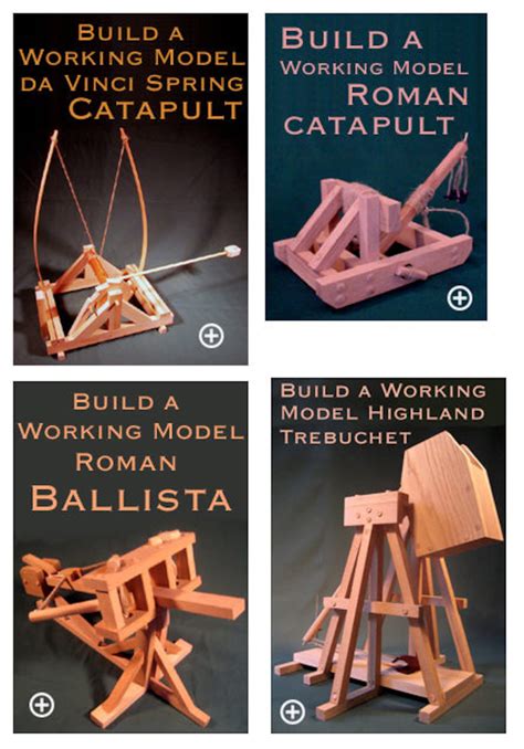 Catapult and Trebuchet Plans 4-Pack Spring Catapult Onager | Etsy