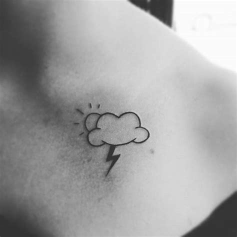 23 Cute Cloud Tattoo Designs and Ideas - Page 2 of 2 - StayGlam