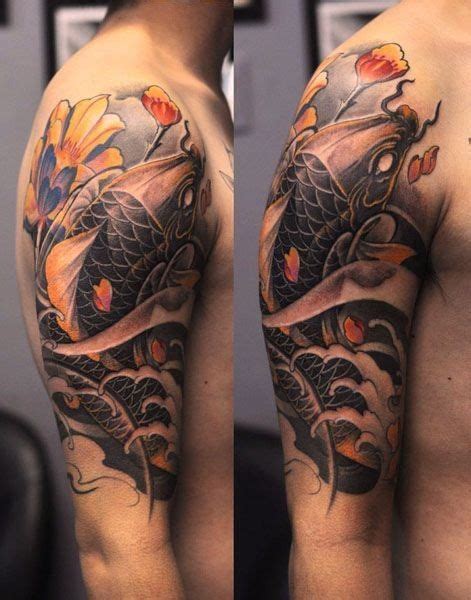 Half Sleeve Tattoos For Men | Koi tattoo sleeve, Half sleeve tattoos ...