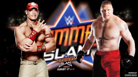 WWE Summerslam 2016 John Cena Vs Brock Lesnar Wallpapers - Wallpaper Cave