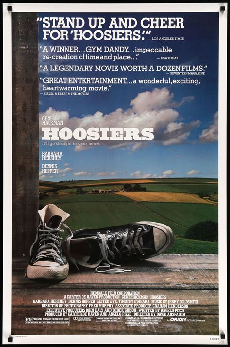 Hoosiers (1986) Original One-Sheet Movie Poster - Original Film Art ...