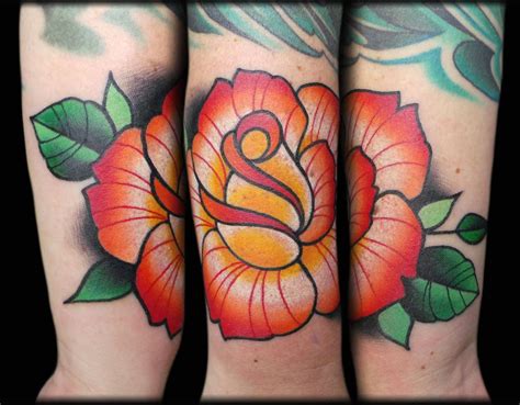 orange rose by Jeff Ensminger: TattooNOW