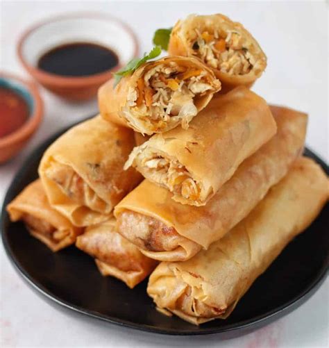 Rice Noodle Egg Rolls (Vietnamese Fried Spring Roll Recipe)