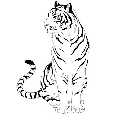 Free Tiger Lineart - READ RULES by HyperVanity on deviantART | Tiger drawing, Tiger art, Art