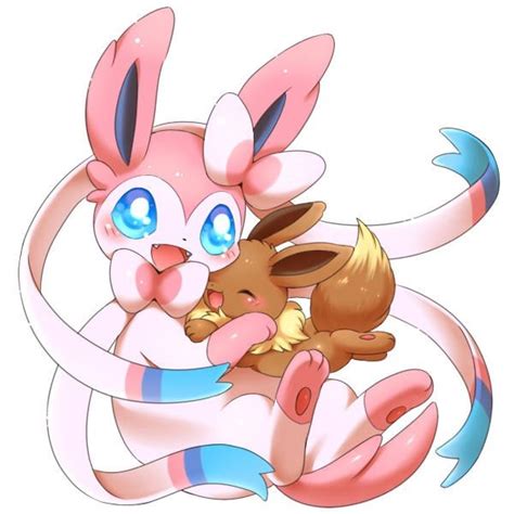 Sylveon x eevee | Pokémon Amino