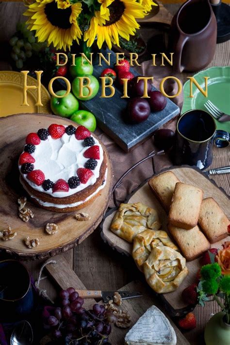 Dinner in Hobbiton - Feast of Starlight | Hobbit food, Berries recipes, Food themes