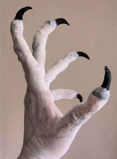 How to make elongated fingers with monster claws | Demon costume, Bird ...