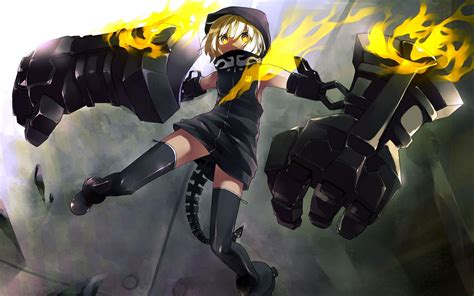 Anime - Black Rock Shooter - Strength Wallpaper Black Rock Shooter, Sci ...