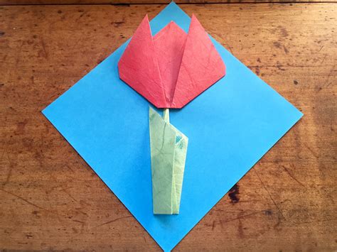 Origami Tulip Table Decor