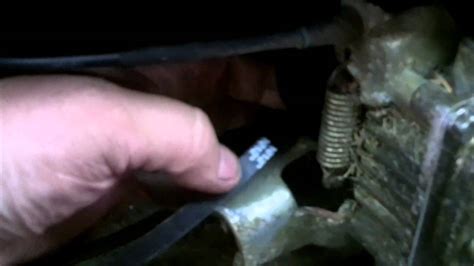 HONDA MOWER REPAIR how to replace the drive belt on a honda lawn mower ...