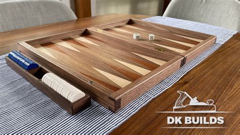 Building a Backgammon Board | Woodworking with Hand Tools - YouTube