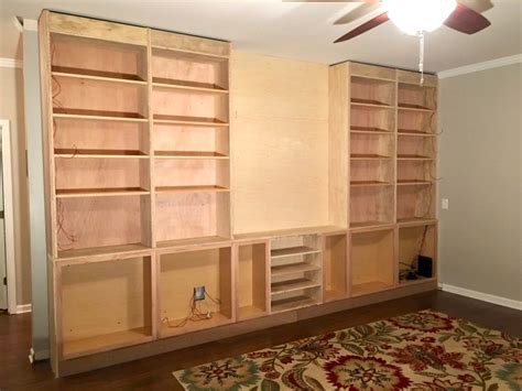 DIY Living Room Built-Ins from Prefab Cabinets - Dream It. Build It. Love It. Unfinished ...