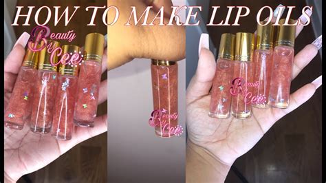 EP 7 DIY HOW TO MAKE LIP OILS(VERY DETAILED)| LIFE OF AN ENTREPRENEUR| PRETTYMIZZC - YouTube