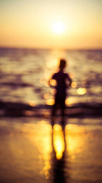 Premium Photo | Silhouette of people walking on beach