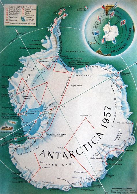 Map of Antarctica by R. M. Chapin | Map of Antarctica by R. … | Flickr