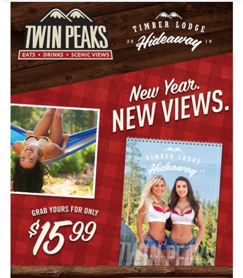 The 2019 Twin Peaks calendar... - Twin Peaks Restaurants | Facebook