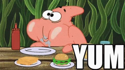 Yum Yummy GIF - Yum Yummy Patrick - Discover & Share GIFs