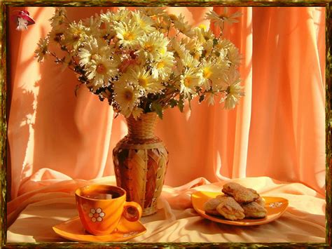 f2.gif (1024×768) Still Life, Orange Color, Tea Party, Tea Cups, Table Decorations, Painting ...