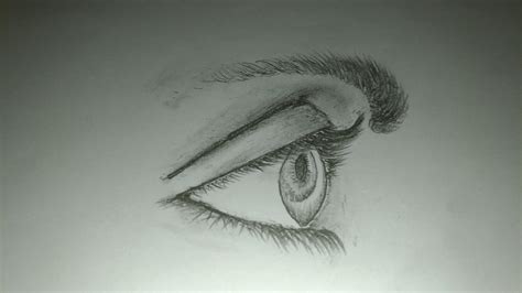 How to Draw a Realistic Eye Side View with Pencil : r/drawing