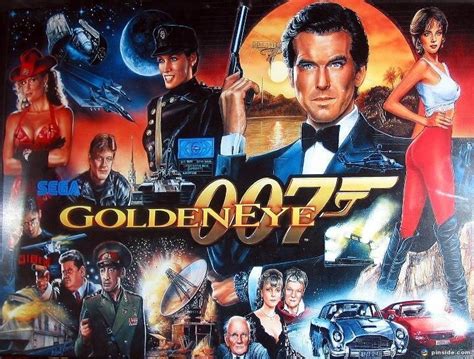 Goldeneye (Sega, 1996) Pinball Mods and LED Lighting