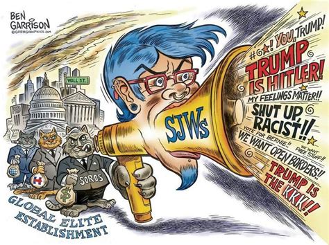 Pin by Roger on Wake up | Ben garrison, Political cartoons, Trump cartoons