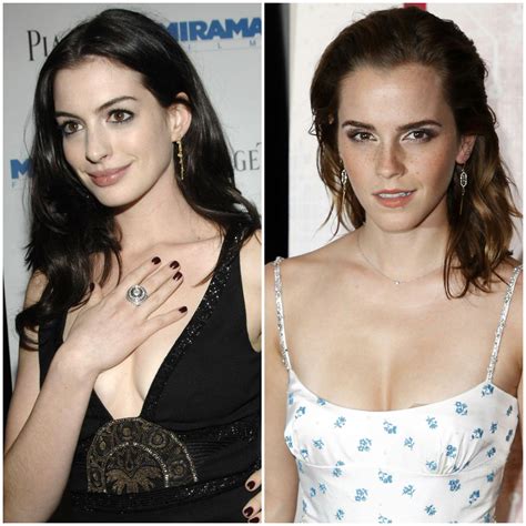 Anne Hathaway vs Emma Watson : r/CelebBattles