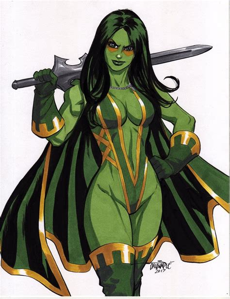 Gamora by Scott Dalrymple | Marvel heroines, Marvel comic character ...