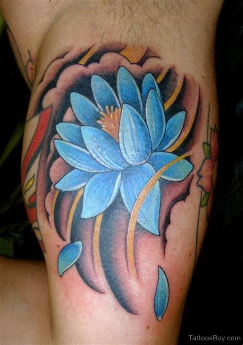 Beautiful Blue Lotus Tattoo | Tattoo Designs, Tattoo Pictures