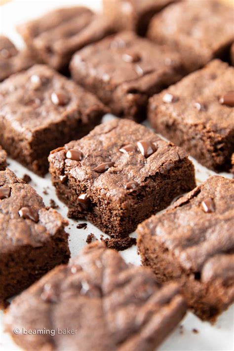 My Favorite Gluten Free Brownies Recipe From Scratch! - Beaming Baker