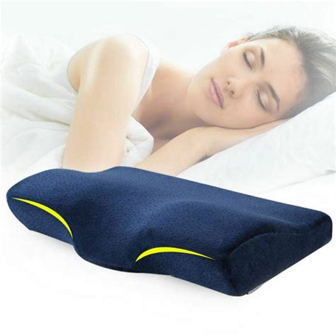 Contour Memory Foam Cervical Pillow Orthopedic Neck Pain Pillow Sleeper Pillow Neck Head Back ...