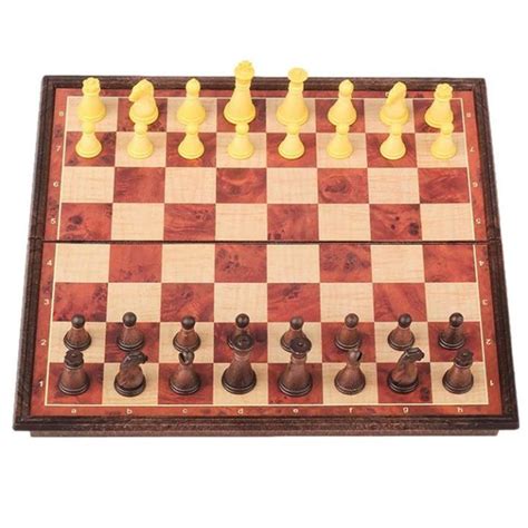 Chess Board Wood Chess Set for Kids Chess Game Portable Chess Board for ...