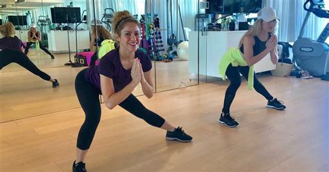 Shakira's Exercise Routine | POPSUGAR Fitness