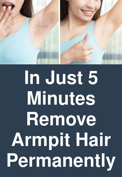 In Just 5 Minutes - Remove Armpit Hair Permanently in 2020 (With images ...