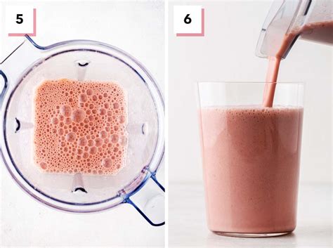 Simple Strawberry Protein Shake - Smoothies and Shakes