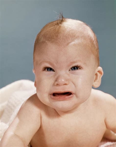 1960s Crying Baby With Angry Mean Photograph by Vintage Images - Pixels