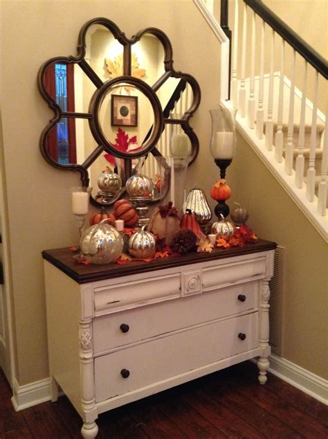 Fall Foyer Decor: Pottery Barn Inspired