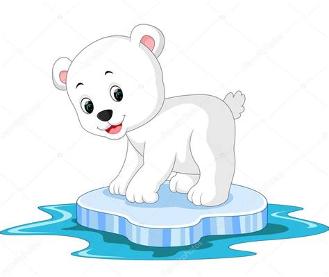 Animado: osos polares animados | dibujos animados de oso polar — Vector ...