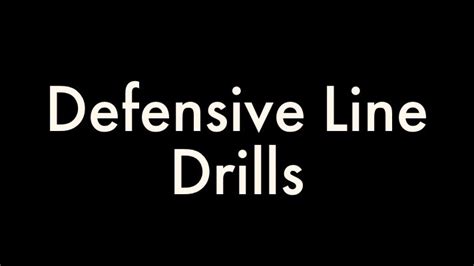 Defensive Line Drills for Youth Football | Coaching DL