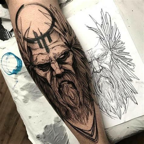 Pin de Jonathan Rodrigues em Tattoo | Tatuagem escandinava, Tatuagem panturrilha masculina ...