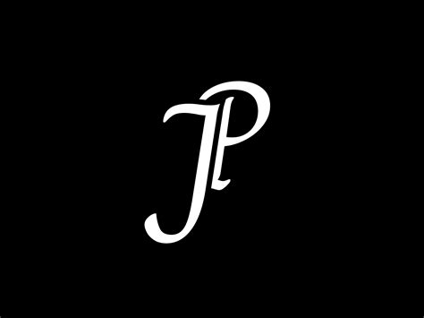 JP lettering | Initials logo design, Logo design, P logo design