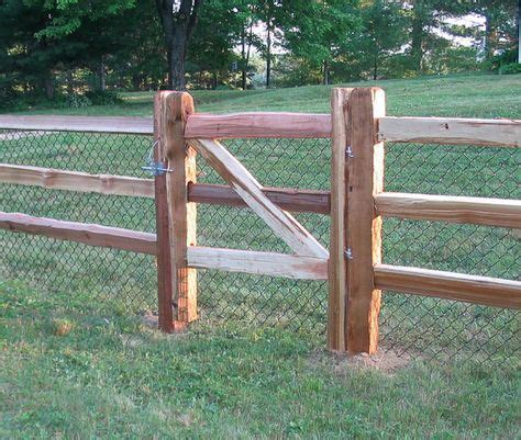 split rail gates | Split Rail – Round Rail | Androscoggin Fence Company - Maine | Fence gate ...