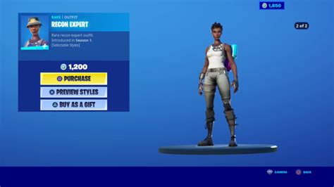 Recon Expert, Fortnite's rarest skin, has returned to the Item Shop ...