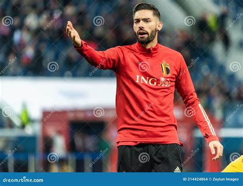 Atletico Madrid and Belgium National Football Team Winger Yannick Carrasco Editorial Stock Image ...