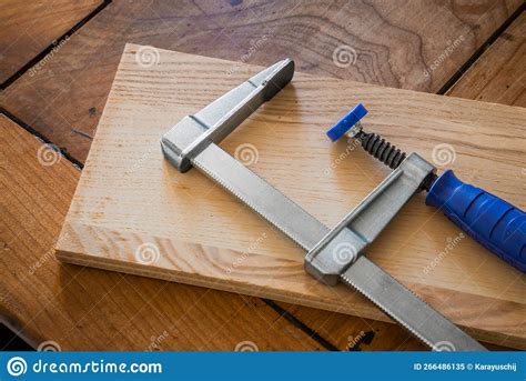 Wood Clamp Used To Restore Furniture Stock Image - Image of ancient ...