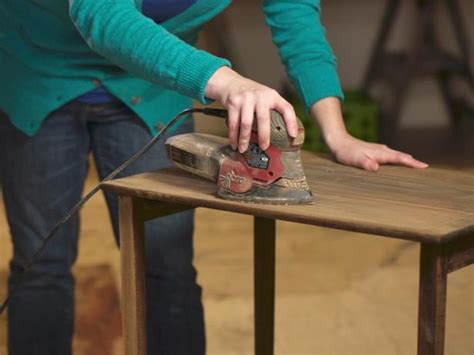 How to Strip, Sand and Stain Wood Furniture | how-tos | DIY