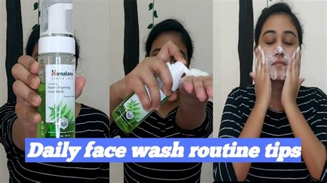 Daily face wash routine tips|Skincare 1 - YouTube