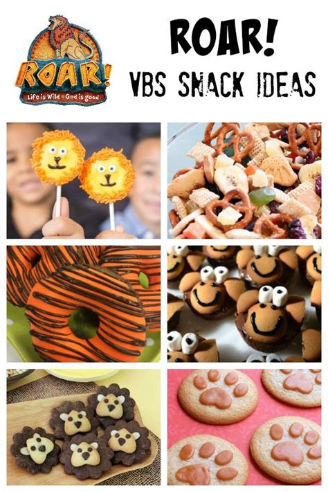 Roar! VBS Snack Ideas - Southern Made Simple | Safari food, Theme snack, Safari snacks