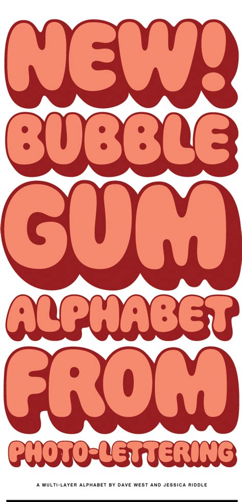 bubble typography | Typography, Bubbles, Lettering fonts