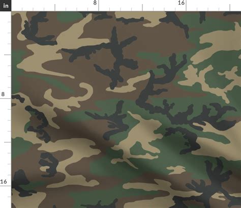 Standard Woodland Camo Fabric M81 Woodland Camo By Ricraynor | Etsy