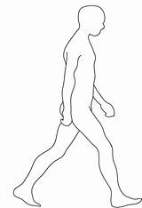 Person Walking Coloring Page Pages sketch template